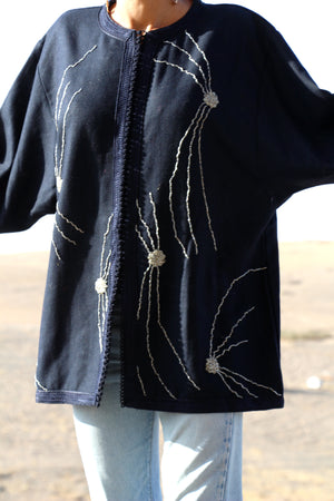 Jidji Embroidered Wool Jacket