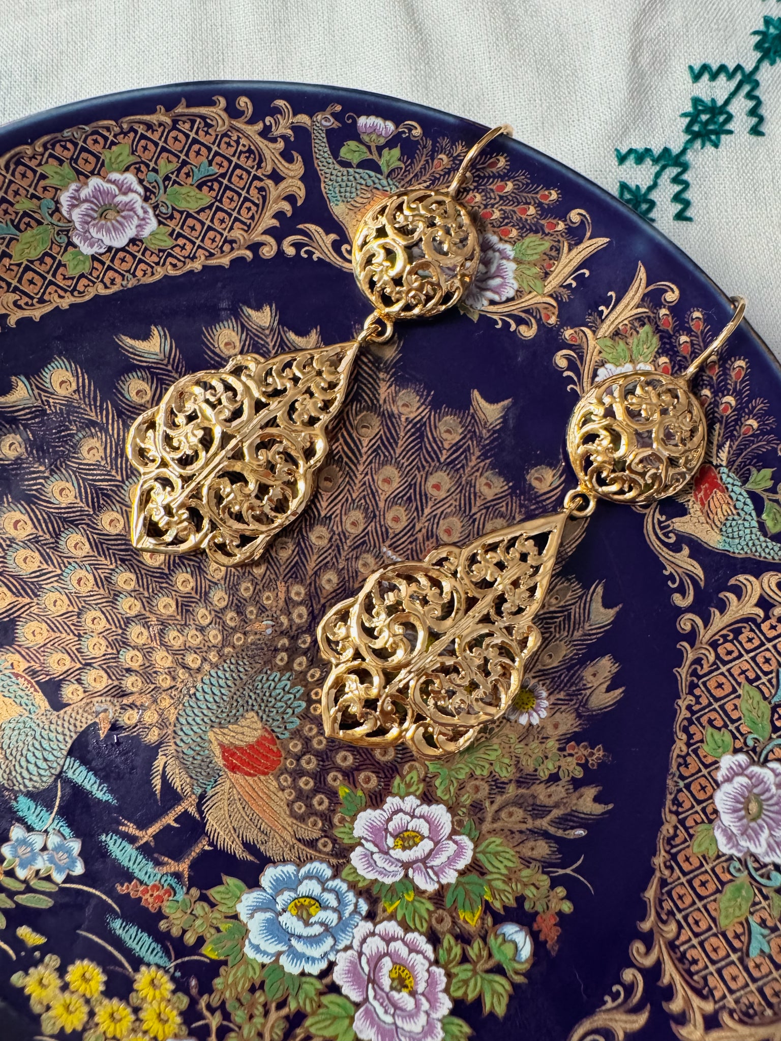 Sliman Gold-plated Sterling Silver Earrings
