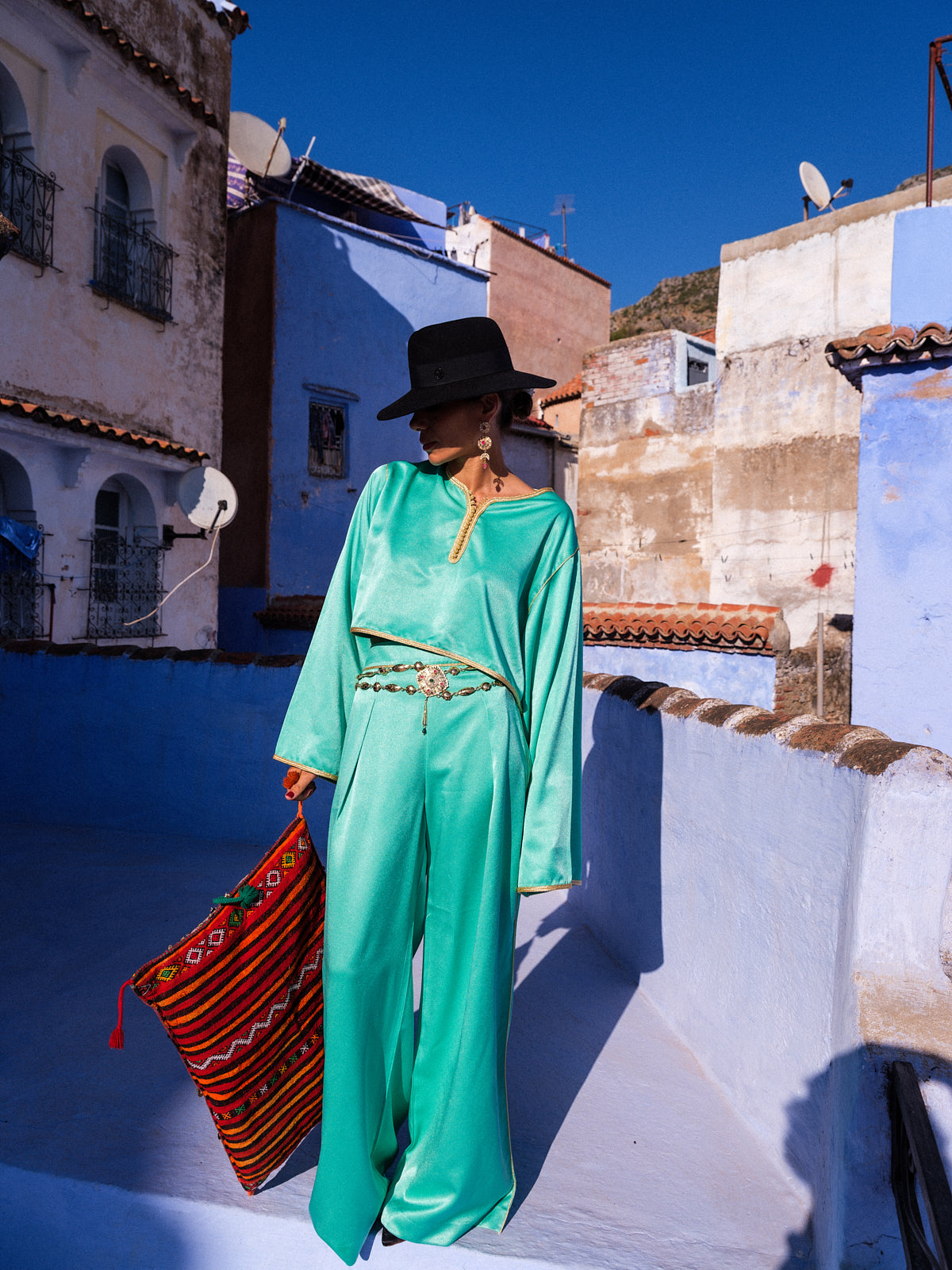 Massa Crepe Wide Leg Pants