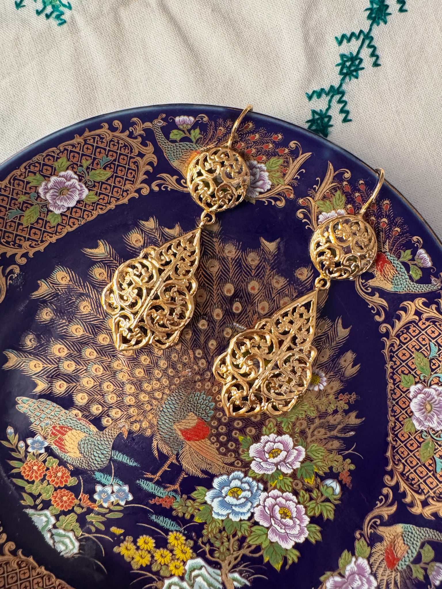 Sliman Gold-plated Sterling Silver Earrings