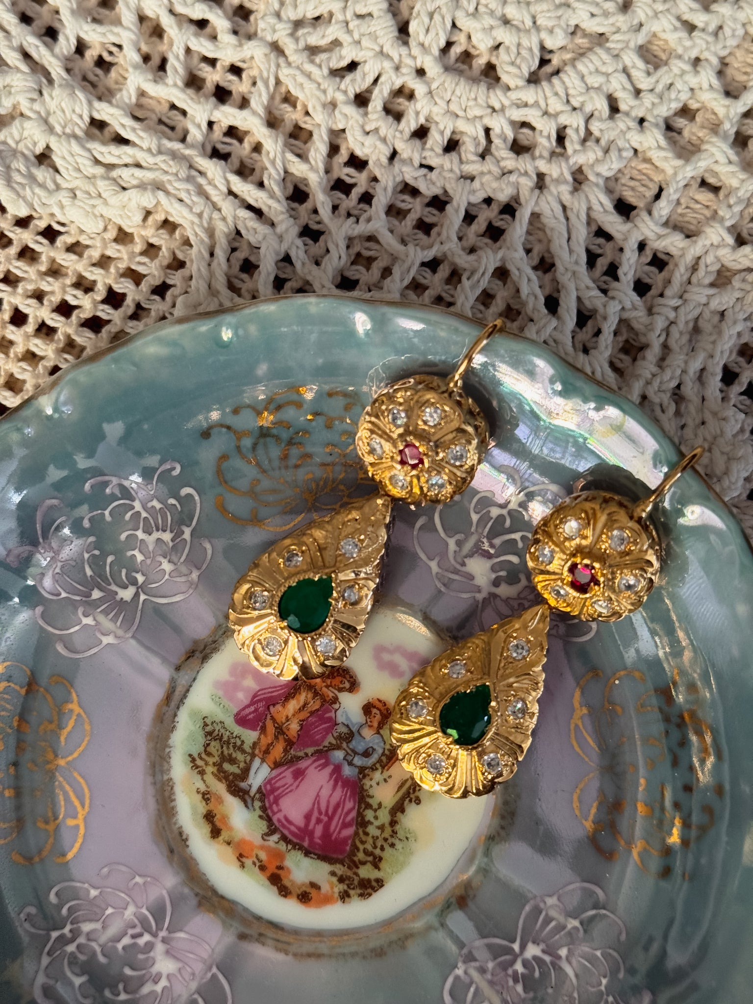 Izem Gold-plated Sterling Silver Earrings