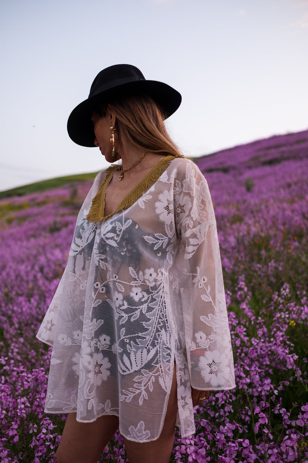 Tomboctou Embellished Mini Kaftan