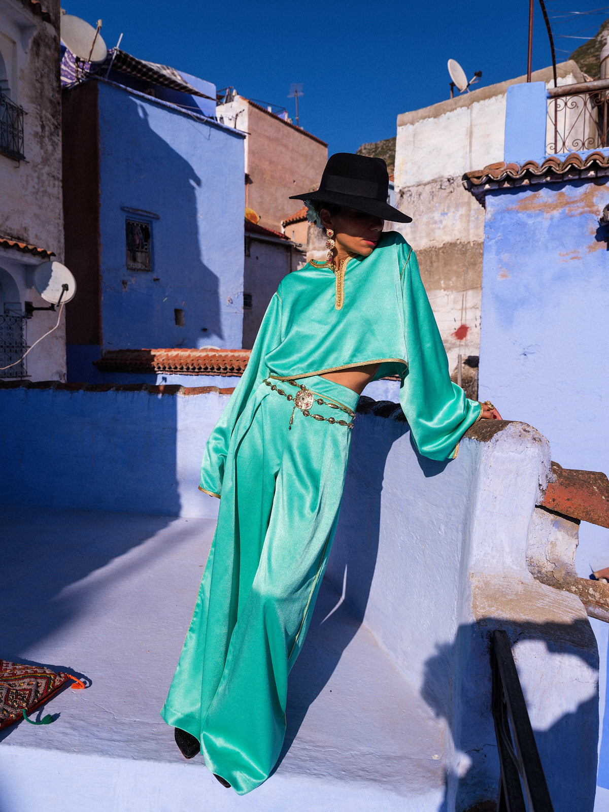 Massa Crepe Wide Leg Pants