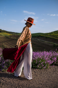 Zdan Vintage Lamé Kaftan